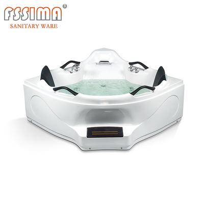 Baquet libre de station thermale de tourbillon de la baignoire faisante le coin 1500mm de massage chaud