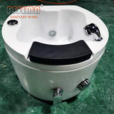 Acrylic Durable Foot Spa Tub Hot Cold Water Faucet Pedicure Bath Tub