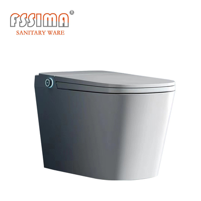 Wall Hung Smart Toilet With Auto Flush Round Intelligent Wc 400mm