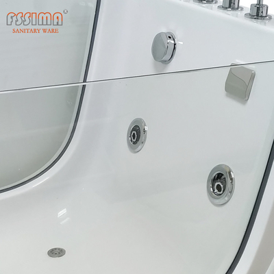 Fiberglass Acrylic Baby Spa Bathtub Rectangle 350L For Spa Center