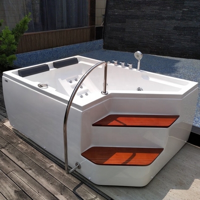 Promenade dans la station thermale de luxe de 2 personnes de baignoire de Hydromassage