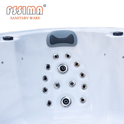 Acrylic Massage Outdoor Bathtubs Fiberglass Spa 6 People Family Hot Tubs